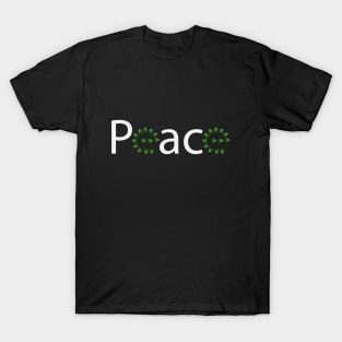 Peace artistic text design T-Shirt